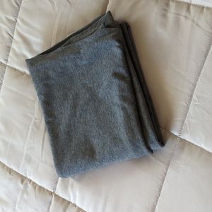 Heather gray jersey fabric